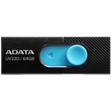 MEMORY DRIVE FLASH USB2 64GB/BLUE AUV220-64G-RBKBL