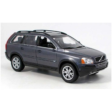 Modelīši - Volvo XC90, met.-dark-grey, 1:24, Welly