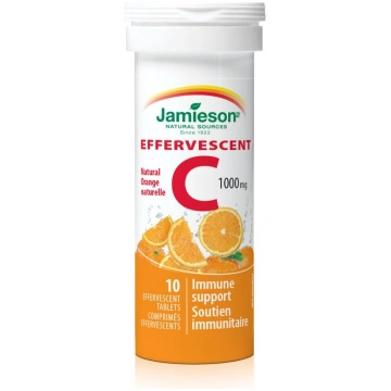 JAMIESON C vitamīns šķīstošais, 1000 mg, 10 šķīsto