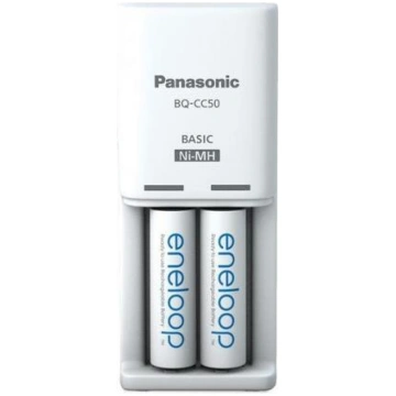 Panasonic Eneloop Compact Baterijas Lādētājs + 2x 