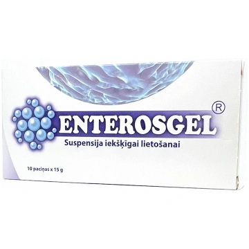 ENTEROSGEL suspensija iekšķīgai lietošanai 15g pac