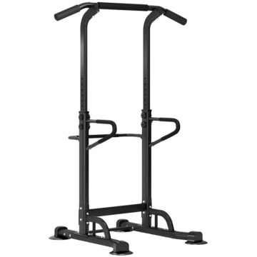 SogesPower Dip Station & Pull Up Tower Dip Stand D