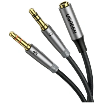 Ugreen Jack 3.5mm - Jack 3.5mm 0.2m black (50255) 