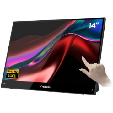 Verbatim Portable 14" FHD Touch Monitor LIGHT Port