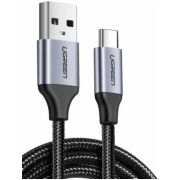 Nickel-plated USB-C cable QC3.0 UGREEN 1m with alu