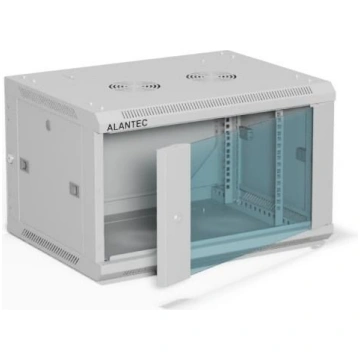 ALANTEC 19" 6U 600x450 wall-mounted cabinet, grey 