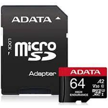 Adata MEMORY MICRO SDXC 64GB W/ADAP./AUSDX64GUI3V3