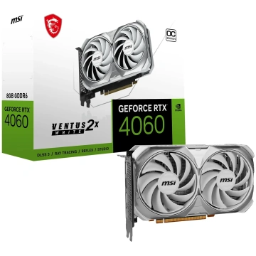 MSI GeForce RTX 4060 VENTUS 2X WHITE 8G OC