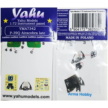 P-39Q Aircobra late (Arma Hobby) Yahu Models