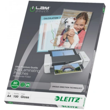 Leitz laminacyjna UDT A4 80mic (74780000) 100szt |