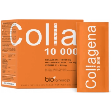 BIOFARMACIJA Collagena Beauty 10 000 pulveris, 20 