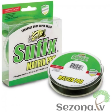 SUFIX pītā aukla MATRIX PRO 135m oranža