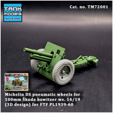 Michelin DS Pneumatic Wheels For 100mm Škoda Howit