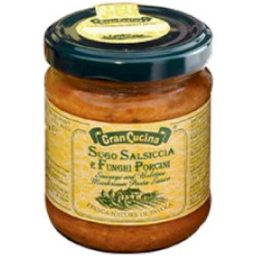 Mērce Gran Cucina ar Salsiccia desu un sēnēm