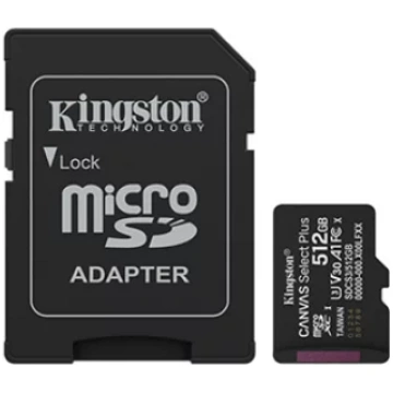 Kingston Canvas Select Plus | 512 GB | microSD | F