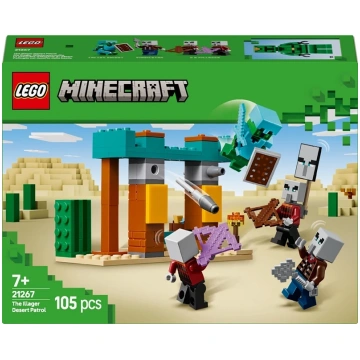 LEGO Konstruktors LEGO Minecraft Laupītāju tuksneš