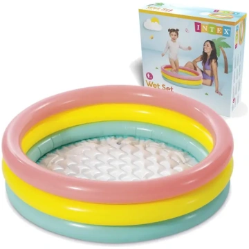 INTEX 58924 piepūšams bērnu baseins 3 krāsās 86 x 