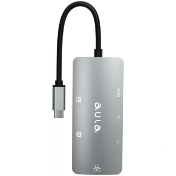 Aula OT-UC-910 6in1 Hub USB-C to Hdmi 4K 30Hz / 2x