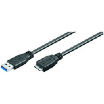 MicroConnect USB3.0 A-B Micro 1m M-M triple shield