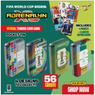PANINI FIFA WORLD CUP 2026 Adrenalyn XL Pocket Tin