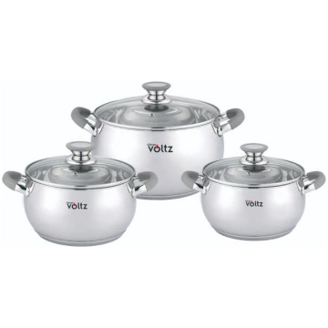 Katlu komplekts Voltz OV51210N6B, 18/20/22 cm = 2,