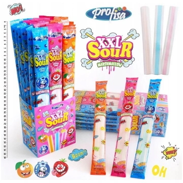 Zefīri Marshmallow XXL Sour 30 gab. x 20 g
