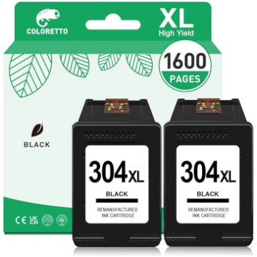 COLORETTO 304XL tintes kasetne printerim HP Deskje