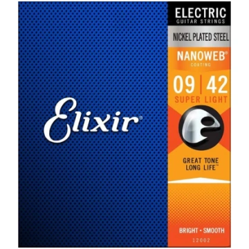 Elektriskās ģitāras stīgas Elixir Nanoweb (09-42)