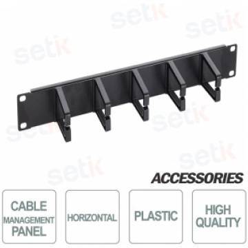 1U Cable Management Panel for 19" Rack Cabinets | 