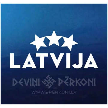 Latvija 3 zvaigznes. Uzlīme Rotā pats