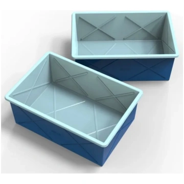 PLASTIKATA KONTEINERS 1500L ZILS/BALTS