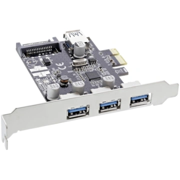 Kontroler InLine InLine® 3+1 Port USB 3.0 Host Con