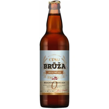 B/a alus Cēsu Brūža nefiltrētais 0% 0.5l