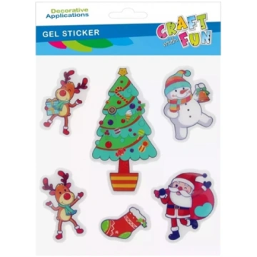 Craft with Fun NAKLEJ BN SWIETA ZEL 6SZT CF PBH 12