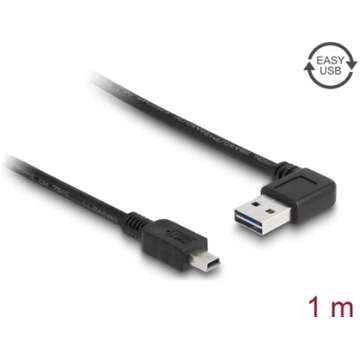Delock Cable EASY-USB 2.0 Type-A male angled left 