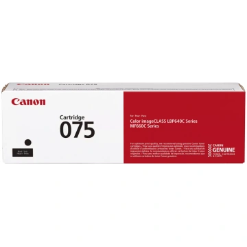 Canon CRG 075 BK (6365C002) Toner Cartridge, Black
