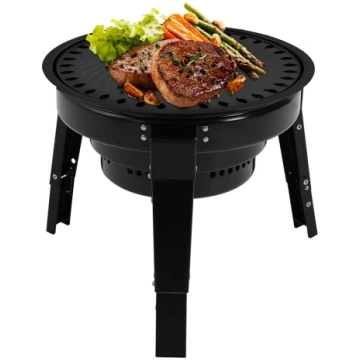 Pārnēsājams kokogļu grils, BBQ grils muca, pārnēsā