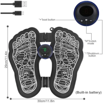 EMS, USB uzlādējams pēdu masieris Generic