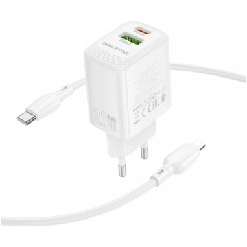 OEM Borofone Wall charger BN27 Fuente - USB + Type