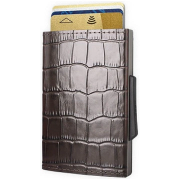 Karšu maks Cascade Wallet, Croco/Titanium, Ögon