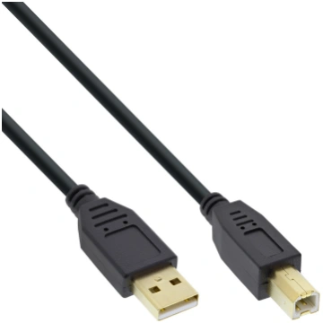 Kabelis Usb Inline Usb-a - Usb-b 1.5 M Melns (3451