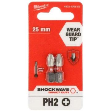 Screwdriver bit | Phillips | PH2 | Kind: impact | 