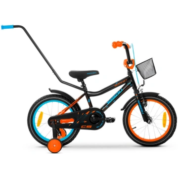 Bērnu velosipēds Tabou Rocket CS Alu 16, melns/ora