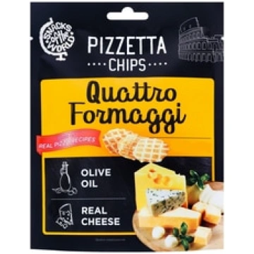 Maizes uzkoda Quattro Formaggi, Pizzetta Chips, 70
