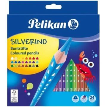 Pelikan Krāsošanas zīmuļi, Silverino, trīsstūris, 