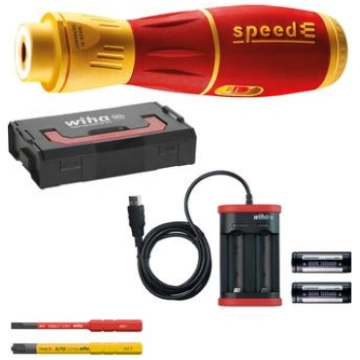 wiha E-screwdriver speedE II electric (red/yellow,