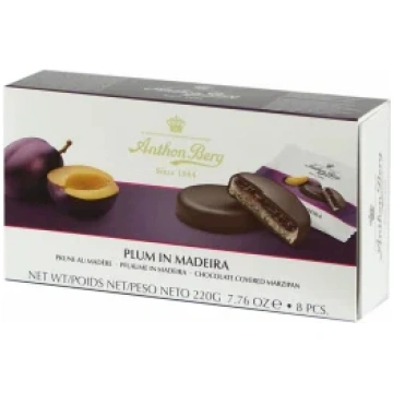 Šokolādes konfektes Anthon Berg Plum in Madeira, 2