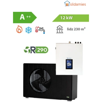 Gaiss- ūdens siltumsūknis Nordis Ultima Mono 12kW