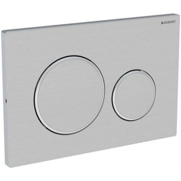 Placca di comando geberit sigma 20 round acciaio s