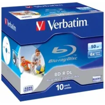 Verbatim BD-R Data Discs 50 GB 6x Dual Layer Wide 